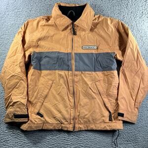 VINTAGE WESTBEACH JACKET MENS MEDIUM ORANGE SNOWBOARDING Y2K GORPCORE NYLON SNOW